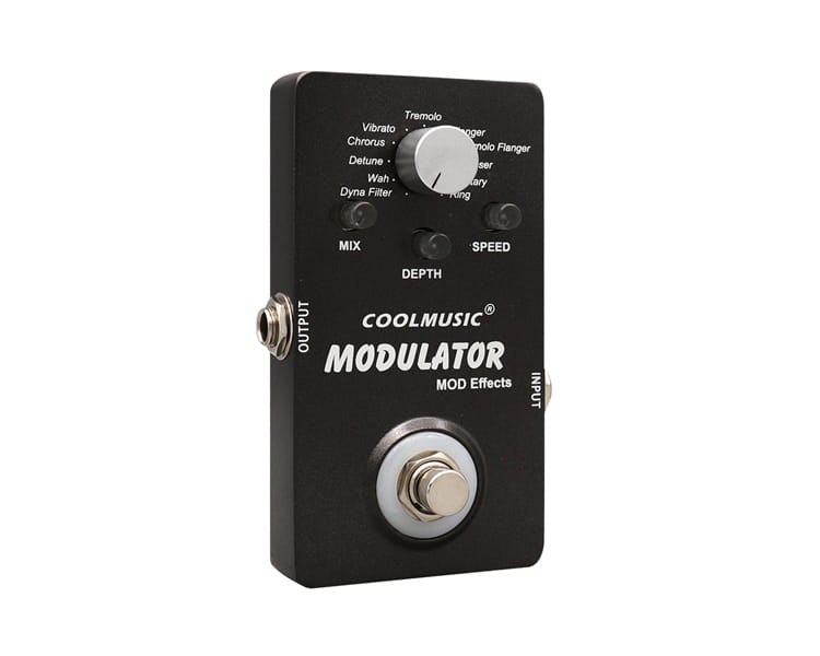 COOLMUSIC Electric Guitar Multieffect Compressor Pedal Digital Modulator Multi Effects Wah Reverb Chorus Flanger Phaser Vibrato