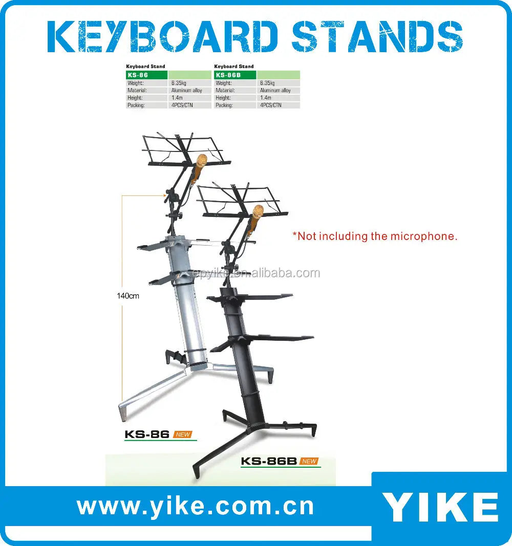 Multiduty Stand KS-86B Black Plane Keyboard Stand