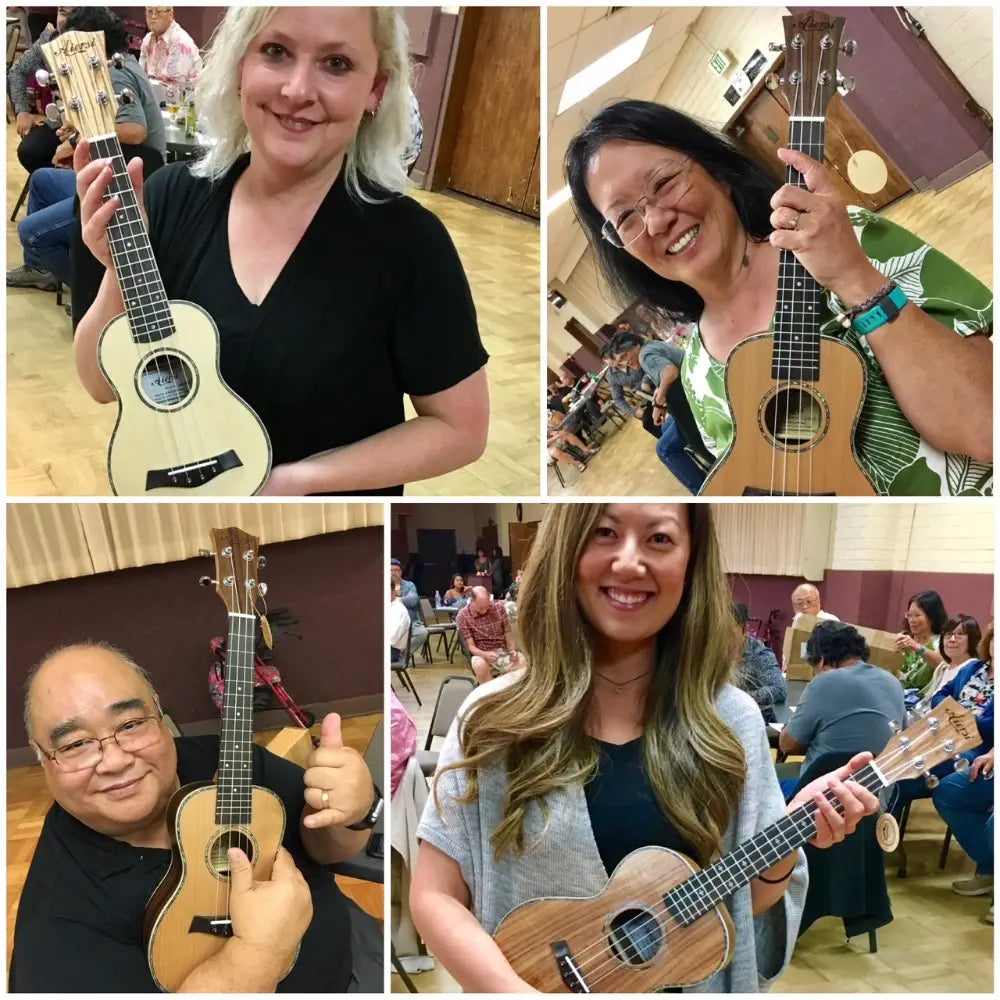 Aiersi Brand Koa Pili Koko All Solid Koa Body Concert Ukulele Professional Handmade Ukelele Hawaii Style Guitar Custom Logo