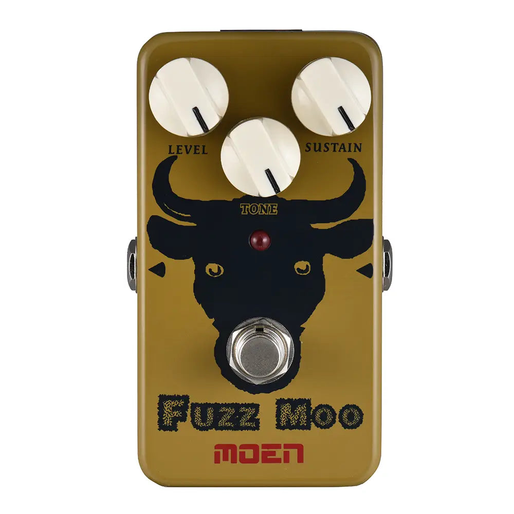 MOEN AM-FM Fuzz Moo Fuzz Guitar Effect Pedal True Bypass Full Metal Shell With TONE knob