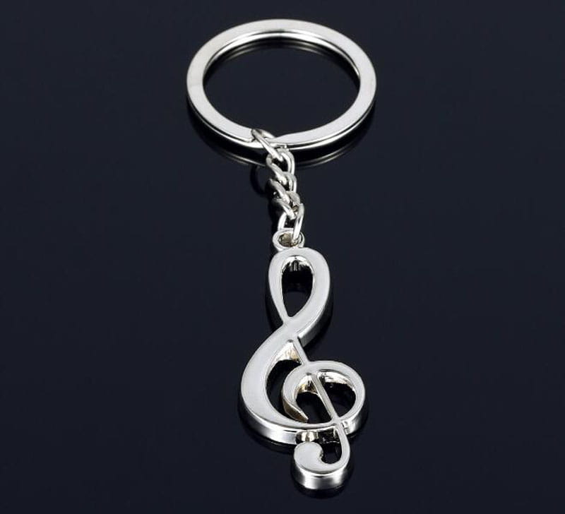 New Design Classic Guitar Keychain Car Key Chain Key Ring Musical Instruments pendant For Man Women Gift wholesale 17079