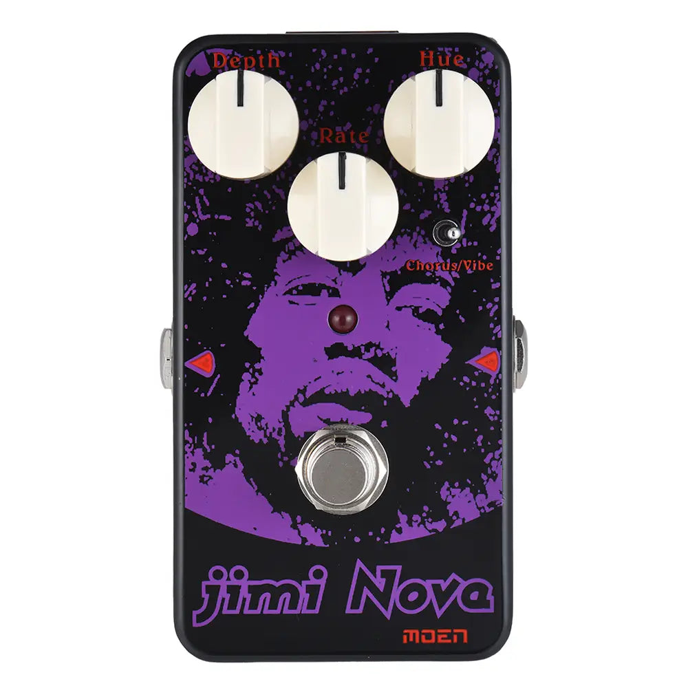 MOEN AM-VB Jimi Nova Chorus/ Vibration Guitar Effect Pedal True Bypass Full Metal Shell