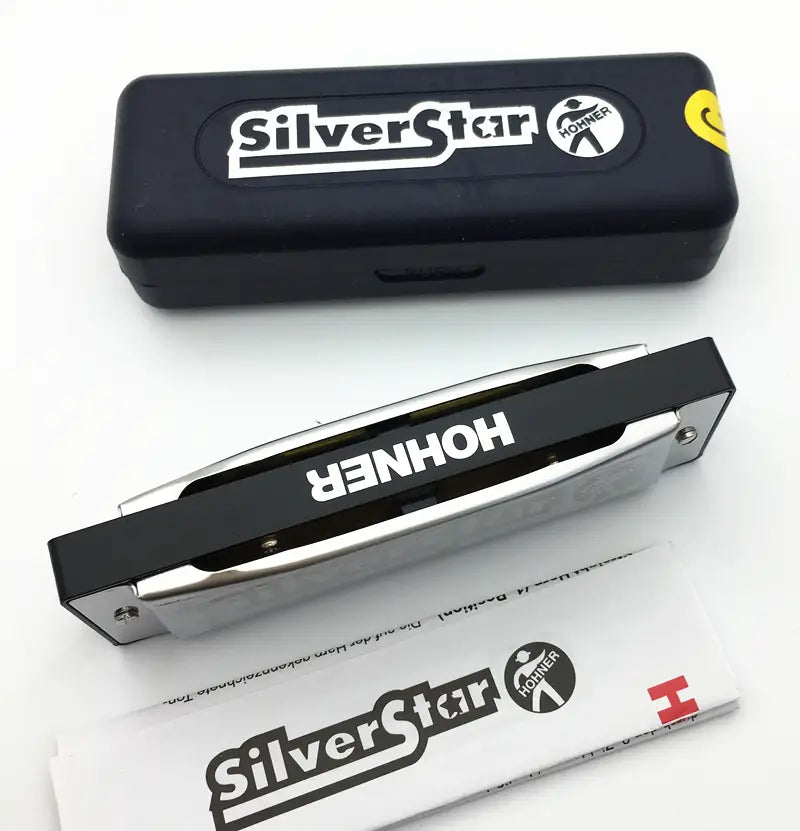 Hohner 10 holes armonica diatonica Harmonica Blues Harp Key of C Mouth Organ Sliver Star Gaita music instrument mundharmonika