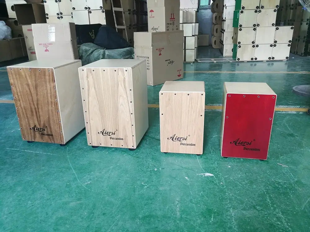 Wholesale Price Custom China Made Professional Wooden Cajon Hand Box Drum Set Percussion Musical Instrument for Sale