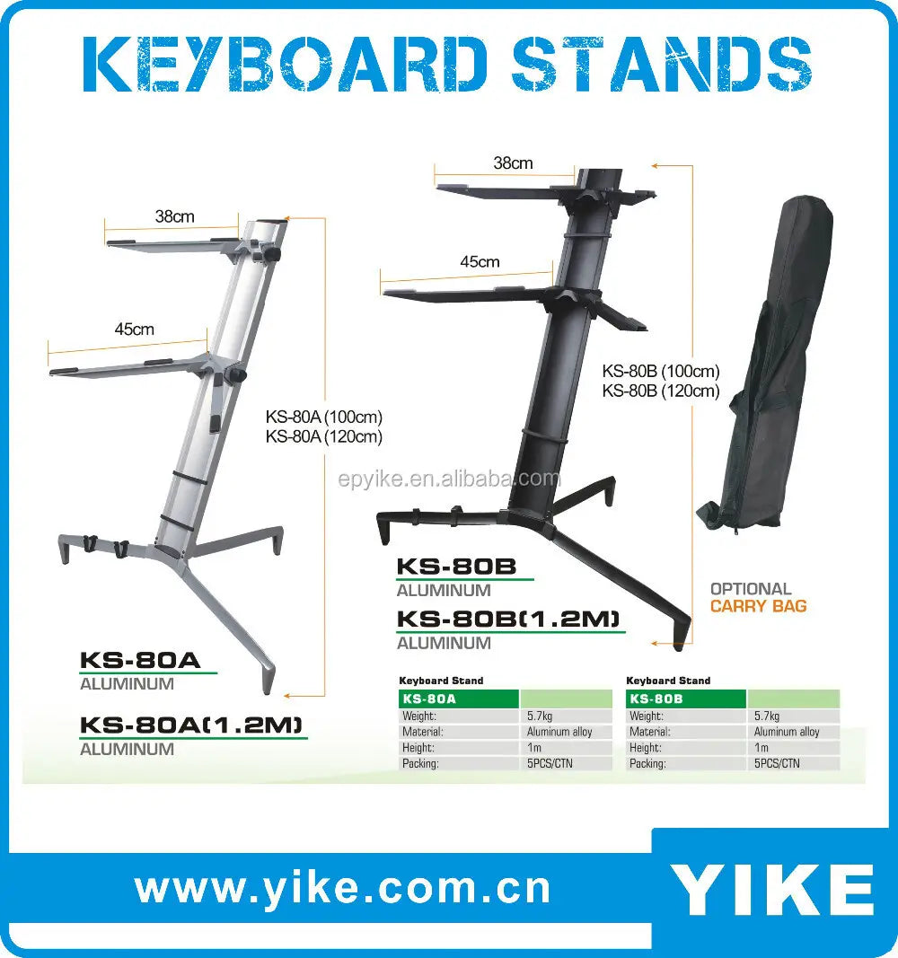Multiduty Stand KS-86B Black Plane Keyboard Stand