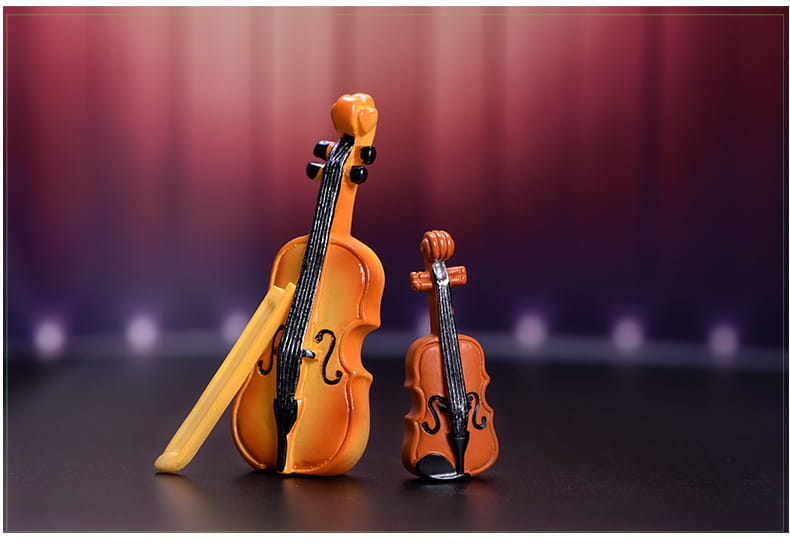 Mini Miniature Musical Instruments Piano Drum Violin Guitar Cello Sax Erhu Fiddle Figurine House Decor Model Landscape Accessory