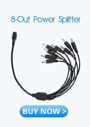 Surveillance Cameras Audio Pickups CCTV Mic Sound Collection Equipment Video Recorder Microphones RCA Power In/Out