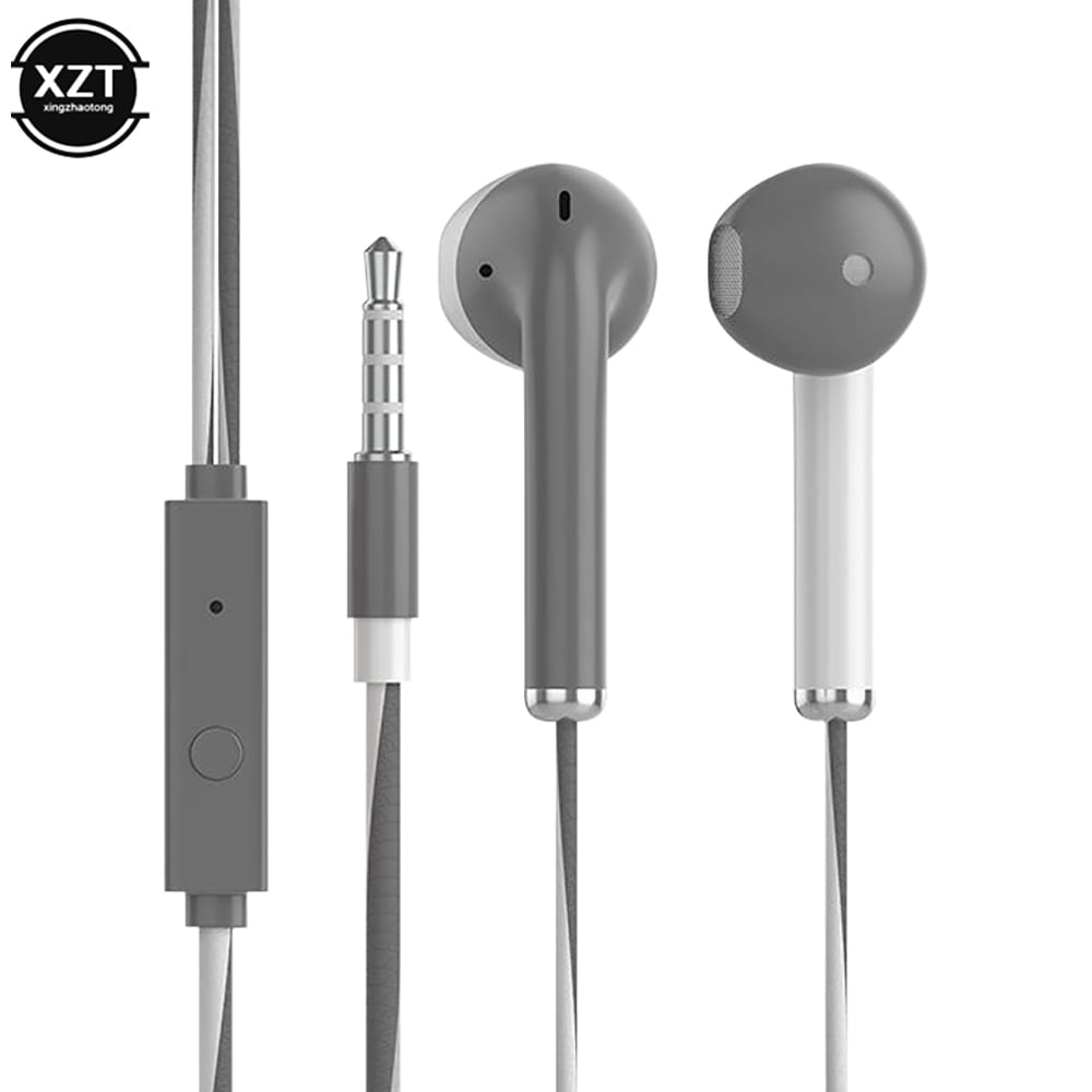 U24 Wire Stereo Earphone 3.5MM IN-Ear Headphone Running Music Game Earphone Noise Cancel For Mobile Phone PC PAD Laptop With Mic