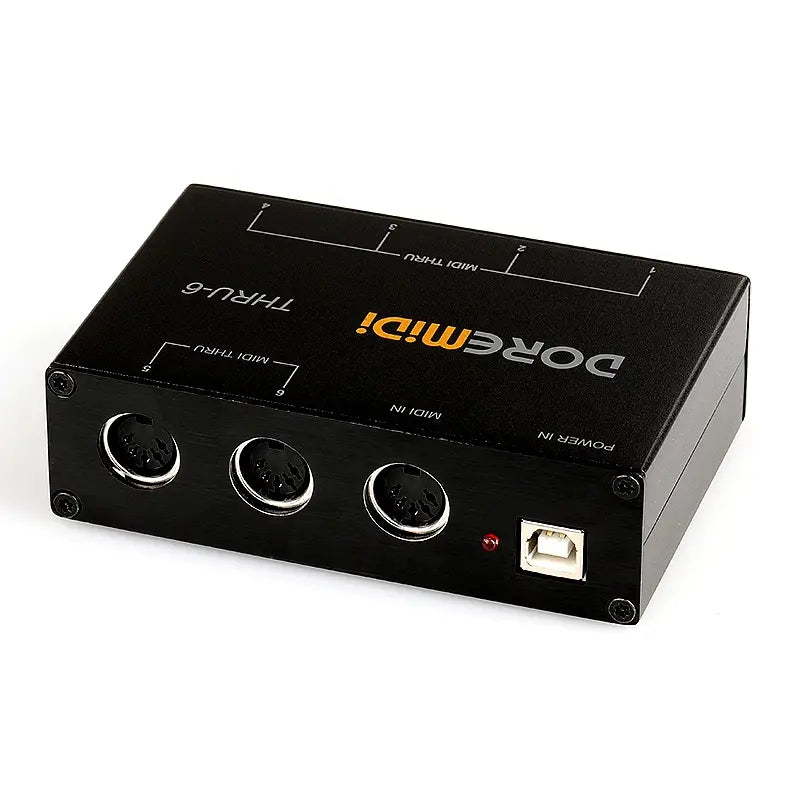 DOREMiDi MIDI THRU 6 Thru Box Controller 1 Input 6 Output Standard MIDI Five-pin Interface