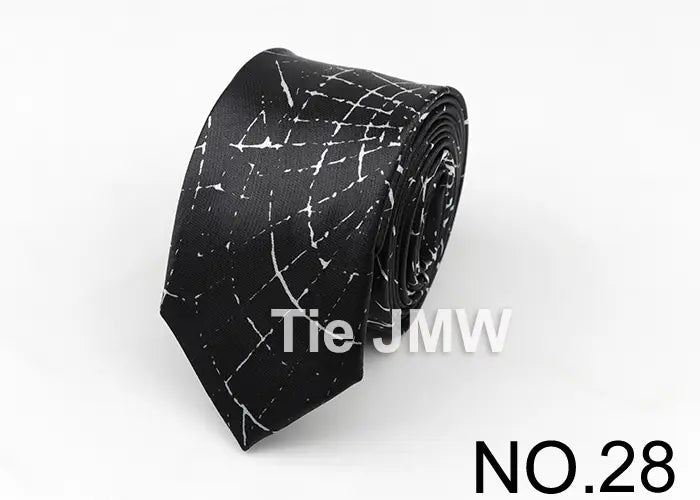 Classic Fashion Men’s Skinny Tie Colorful Musical Notes Printed Piano Guitar Polyester 5cm Width Necktie Party Gift Accessory