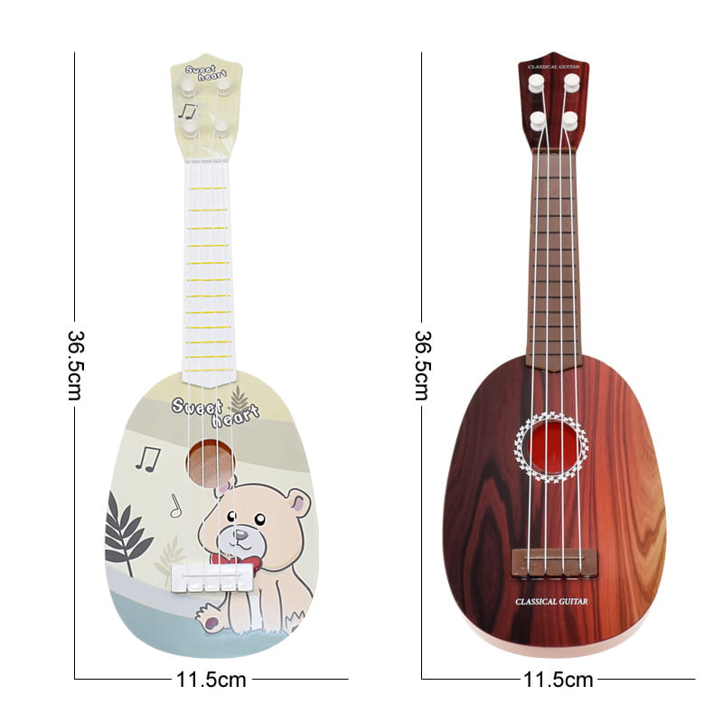 Children’s Trumpet Simulation Instrument Ukulele Guitar Mini Four-string Playable Early Education Musical Toy