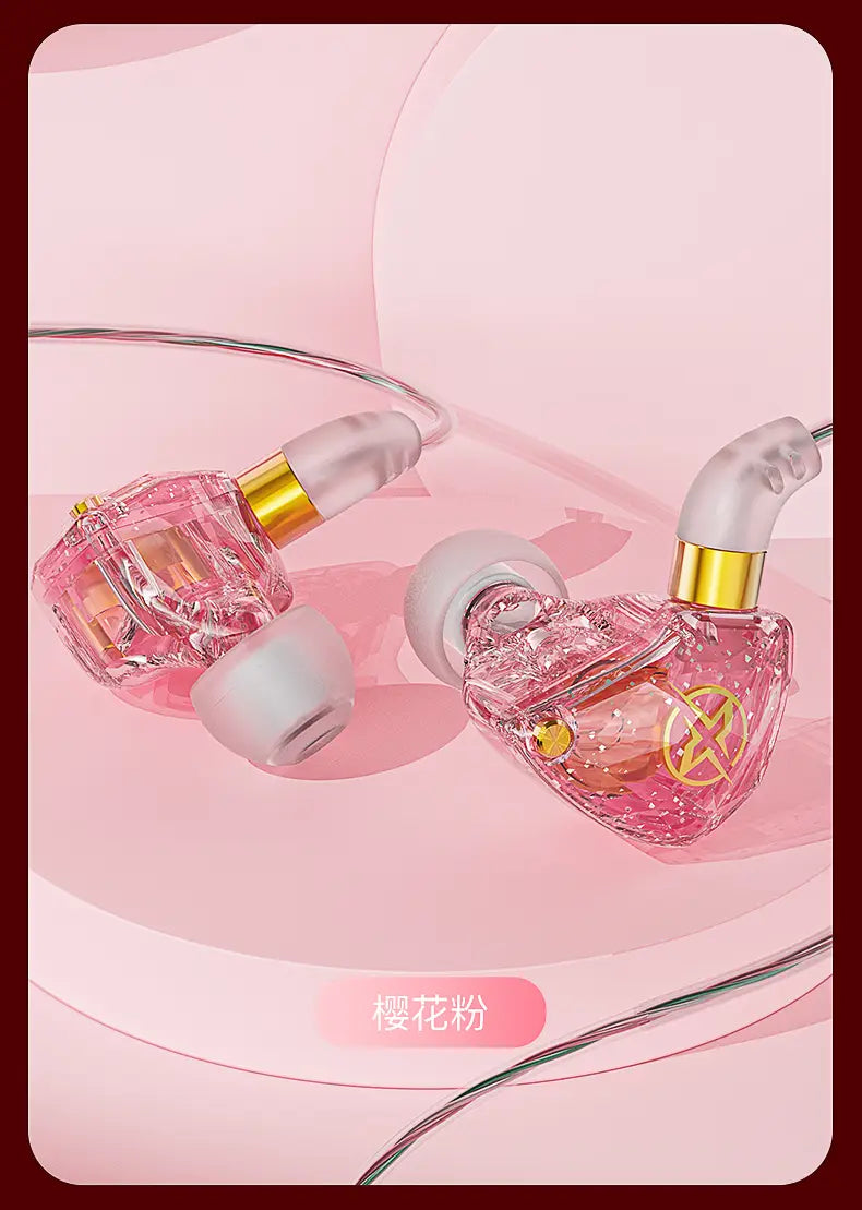 X6 3.5mm Wired Earphone Bass HiFi Headphones Stereo Girl Gift Music Earphones Musician Headset Gamer Earbuds for Huawei