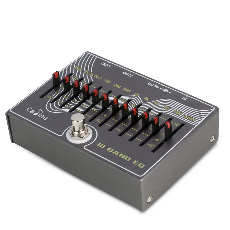 Caline CP-81 10 Band EQ Guitar Effect Pedal with Volume/Gain Verson 3.0