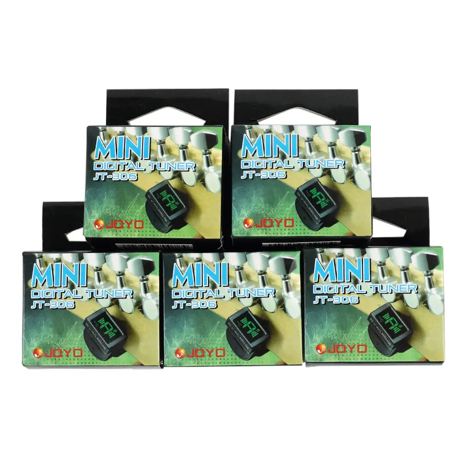 JT-306 Mini Guitar Tuner Digital LCD Clip On Tuner for Electric Acoustic Classic Guitar Chromatic Guitar Bass