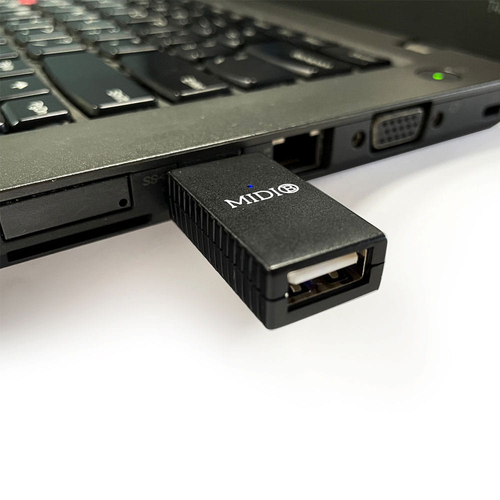 M-vave Wireless MIDI System Bluetooth MIDI Adapter 5-PIN DIN,Instead of MIDI Cable for Piano Keyboard,Android,ios