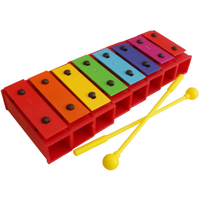 Children Colorful 8-Tone Xylophone Montessori Toy Early Education Musical Instrument Learning Percussion Music Toys For Children