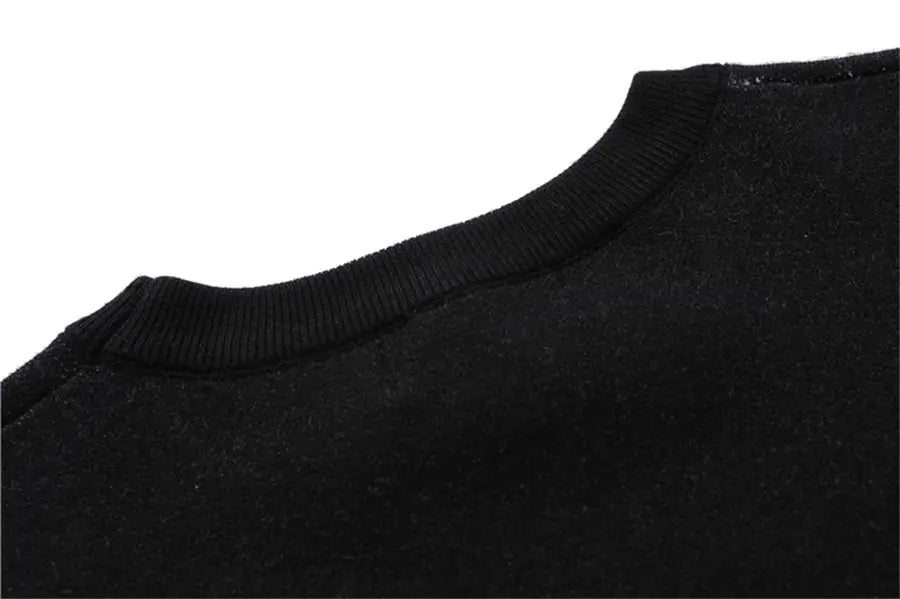 FGKKS Mens Hip Hop Streetwear Harajuku Sweater Vintage Japanese Style Anime Girl Knitted 2022 Cotton Pullover Sweaters Male