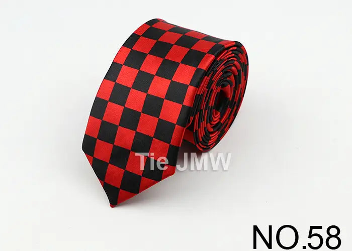 Classic Fashion Men’s Skinny Tie Colorful Musical Notes Printed Piano Guitar Polyester 5cm Width Necktie Party Gift Accessory