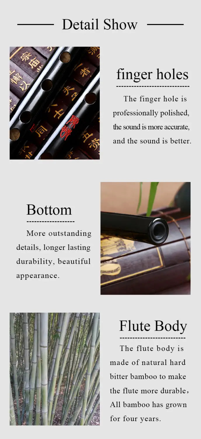 Anime Mo Dao Zu Shi Cosplay accessories Wei Wuxian Flute Chinese dizi Transversal Flauta Traditional Musical Instruments