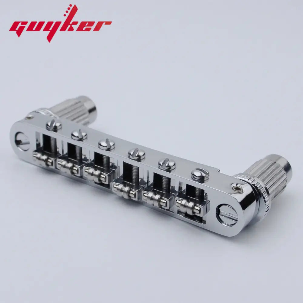 Guyker Tune-O-Matic Roller Saddle Guitar Bridge For LP SG 6 String Guitars Electric Guitar