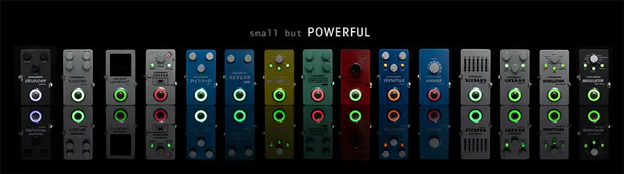 COOLMUSIC Electric Guitar Multieffect Compressor Pedal Digital Modulator Multi Effects Wah Reverb Chorus Flanger Phaser Vibrato