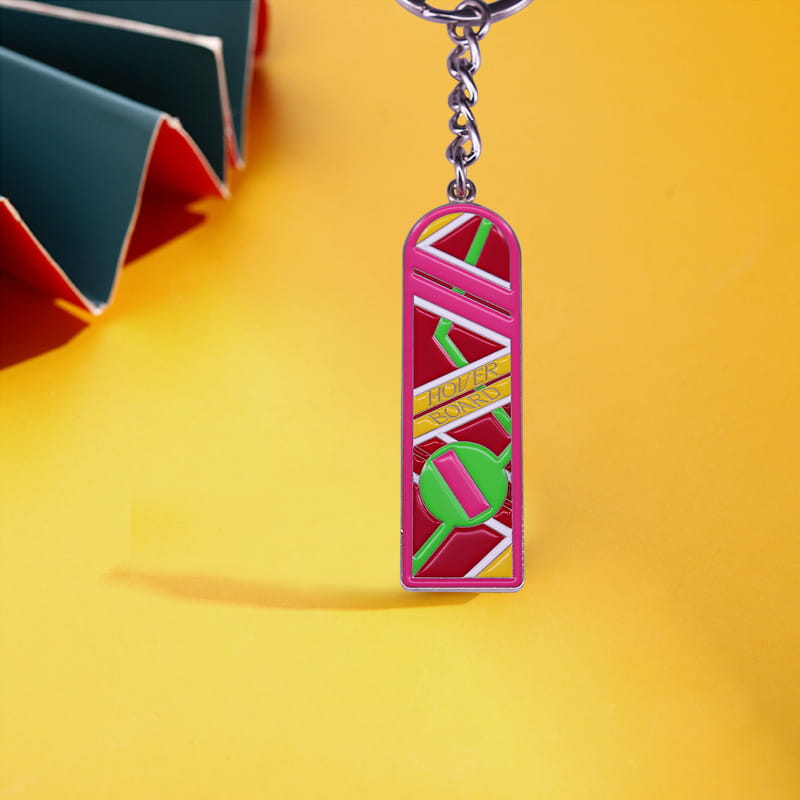 Back to The Future - Marty McFly Hoverboard Keychain Sci-fi Movie Fans Cool Fun Accessory