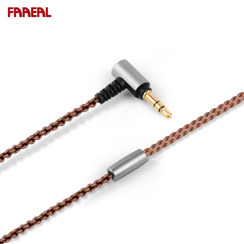 FAAEAL Earphones Iris 2.0 In Ear Earbuds 3.5mm Durable Wired Ear Buds Good Bass Music Headphones Running Sports Gaming Headsets