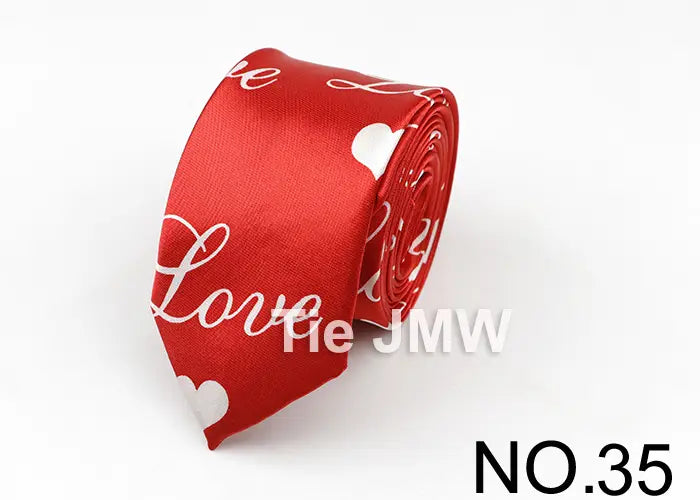 Classic Fashion Men’s Skinny Tie Colorful Musical Notes Printed Piano Guitar Polyester 5cm Width Necktie Party Gift Accessory