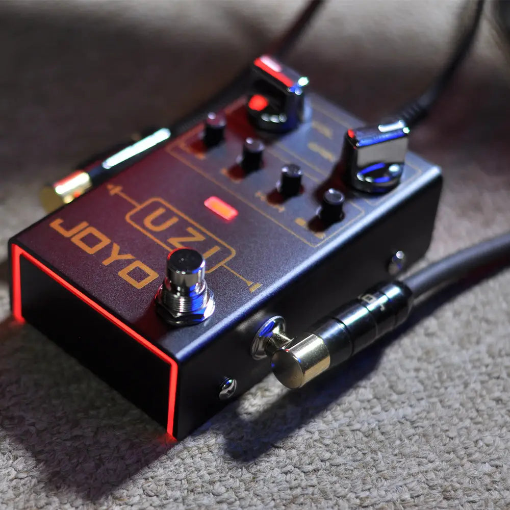 Joyo R-03 Uzi Distortion Electric Guitar Effects Pedals Processor Footswitch for Heavy Metal Music True Bypass Guitar Parts
