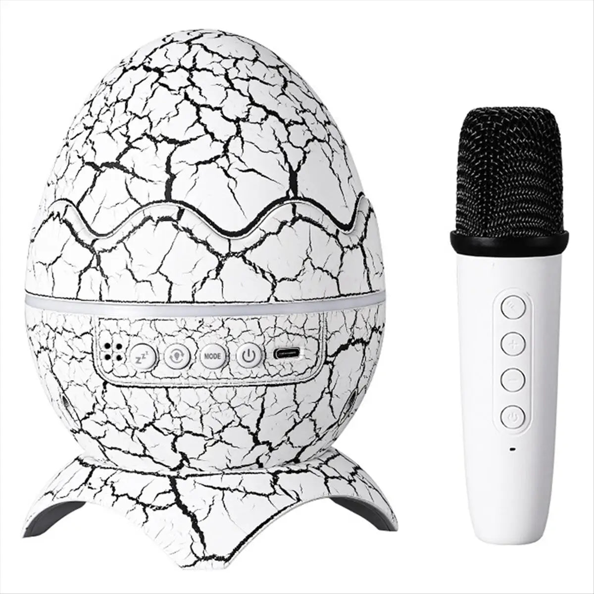 Punctual- Karaoke Bluetooth Speaker Home Karaoke Microphone Outdoor Camping KTV Bedroom Atmosphere Light Projection Lamp