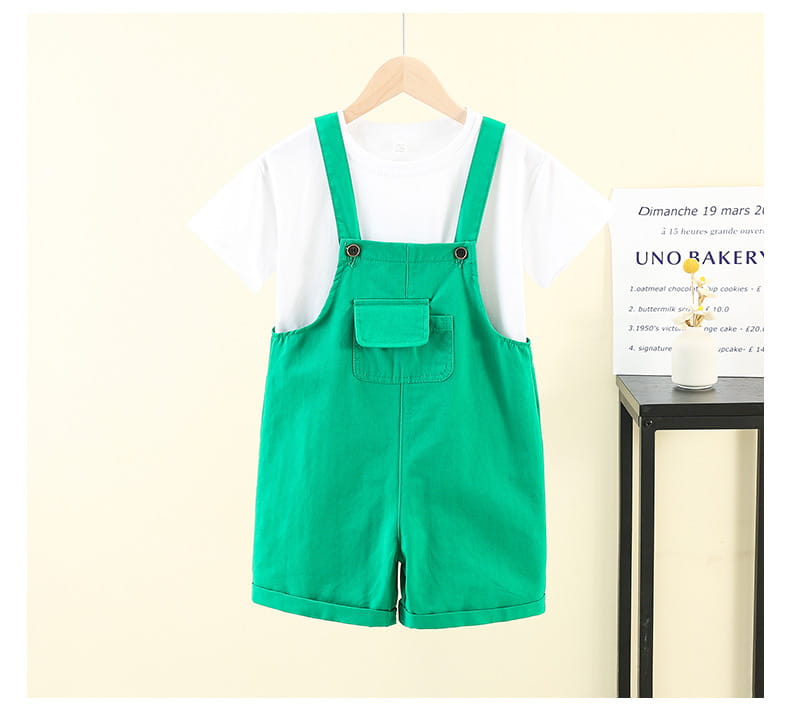 Hip Hop Children Solid Overalls Suspender Shorts Girls Dungaree Kids Candy Color Short Jumpsuit Romper Boys Streetwear Trousers
