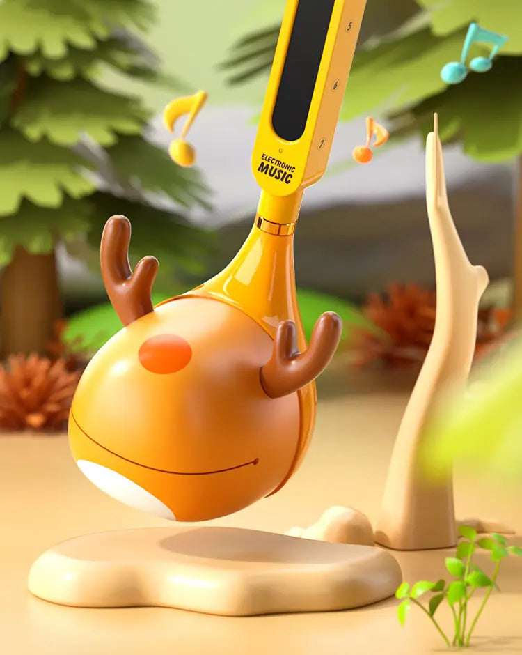 Otamatone Electronic Musical Instrument Toy Portable Synthesizer Tadpole Piano Educational Music Gift for Kids Adults Fun Toy