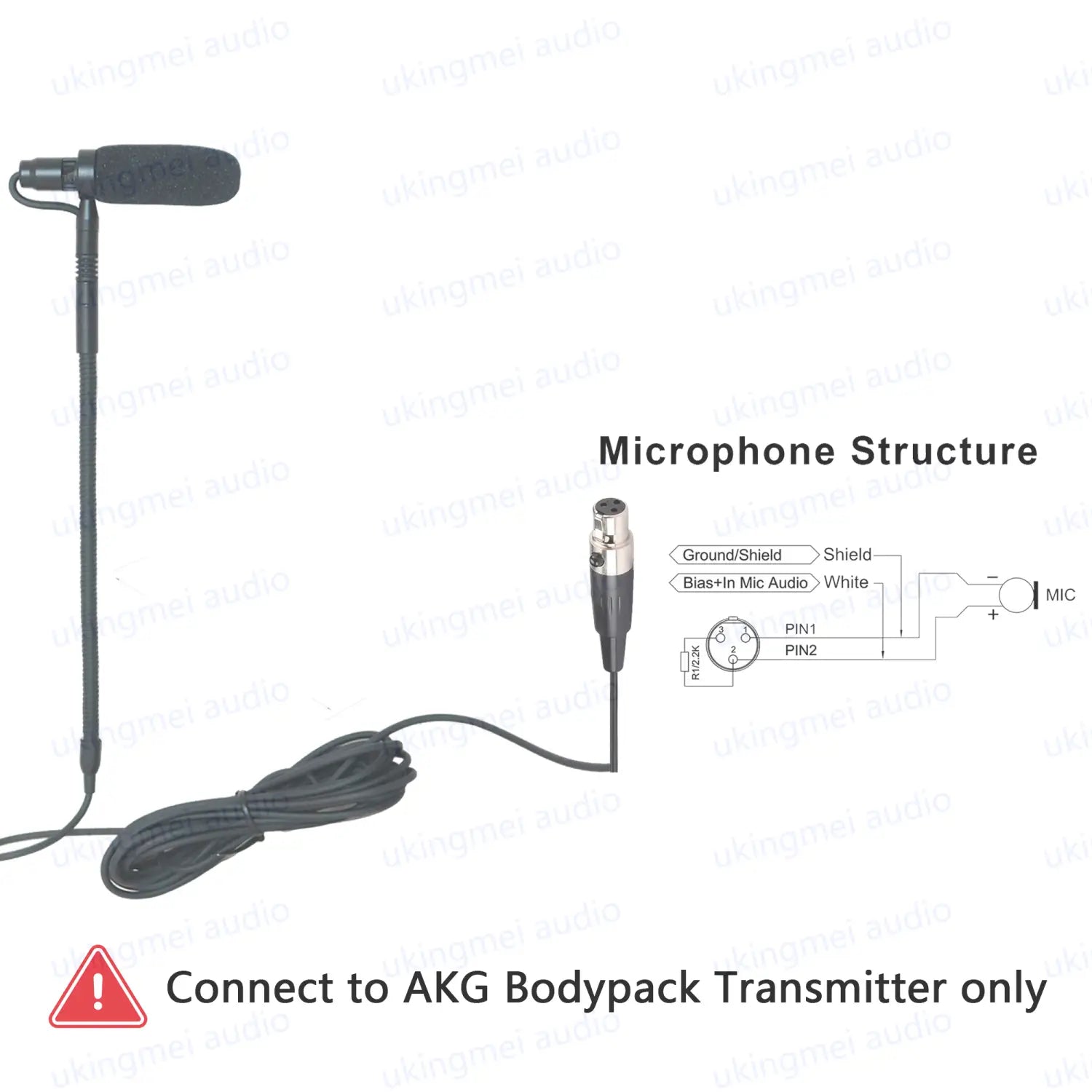 Professional Musical Instrument Condenser Gooseneck Microphone System For Guitar Saxophone Violin Piano Cello Bass Clarinet