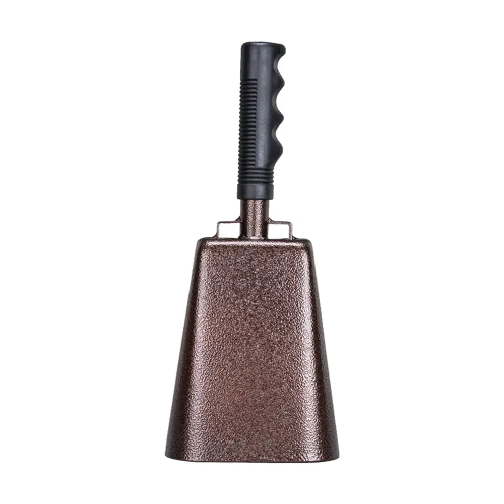 10 Inch Cowbell Noise Makers Percussion Musical Instrument Iron Decorations School Hand Bells with Handle for Games Sports
