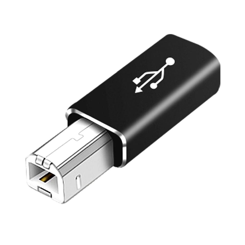 NNBILI USB B Male to USB Type C Female Adapter for Scanner Printer Converter USB Transfer for Printer MIDI Controller Keyboard