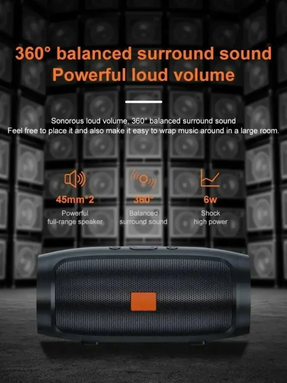 Lenovo Portable Subwoofer Bluetooth Speakers Stereo Waterproof Surround Loudspeaker Wireless Sound Box Support FM Radio TF Card