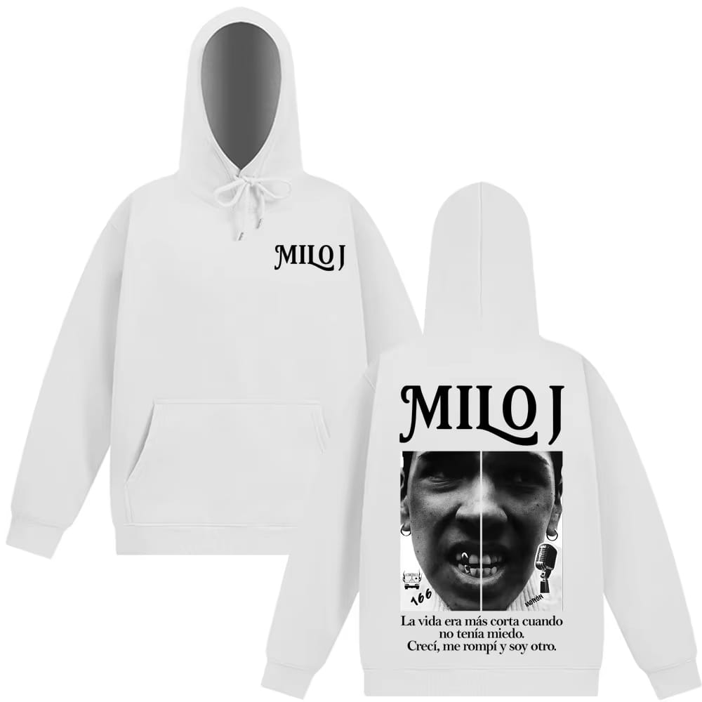 Rapper Milo J Vintage Graphic Hoodie Men’s Women Fashion Hip-hop Pullovers Long-sleeved Casual Harajuku High Quality Sweatshirts