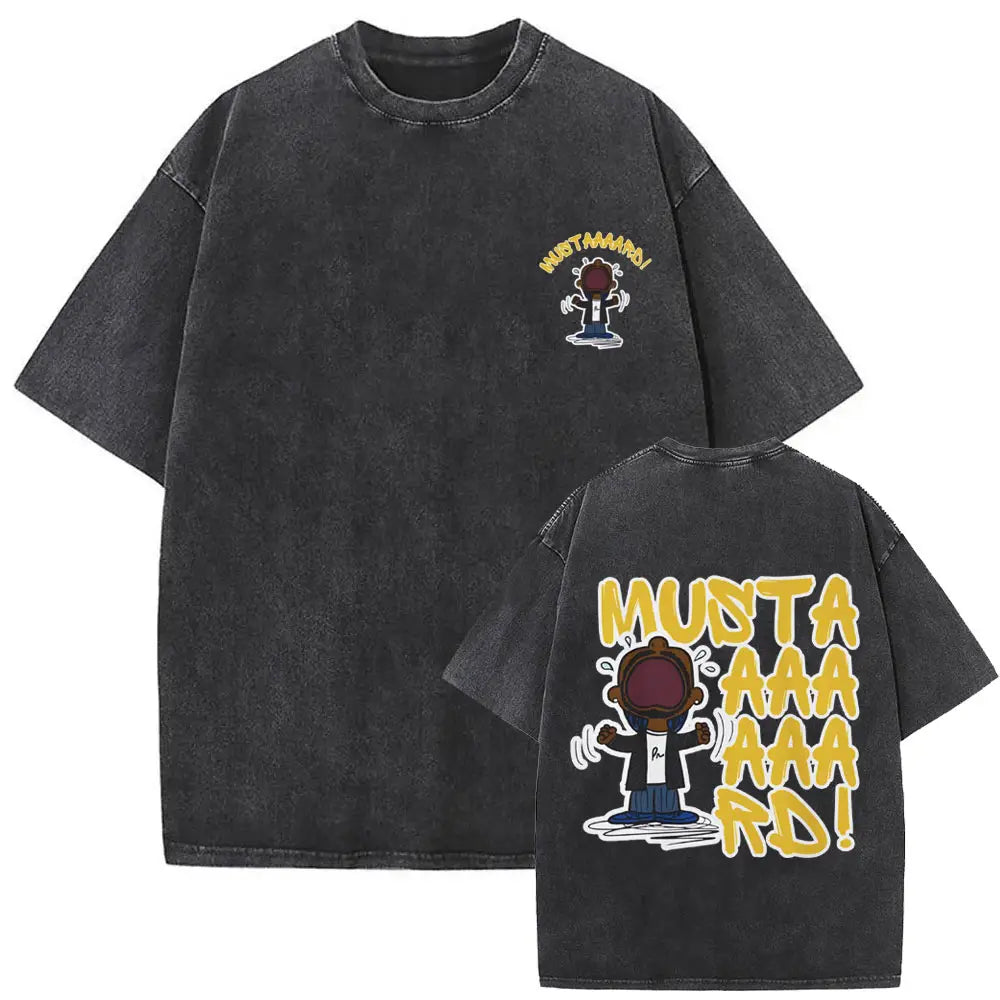 Limited Rapper Kendrick Lamar They Not Like Us Washed Vintage T-shirt Summer Men Women Hip Hop Oversized Street Crewneck T Shirt