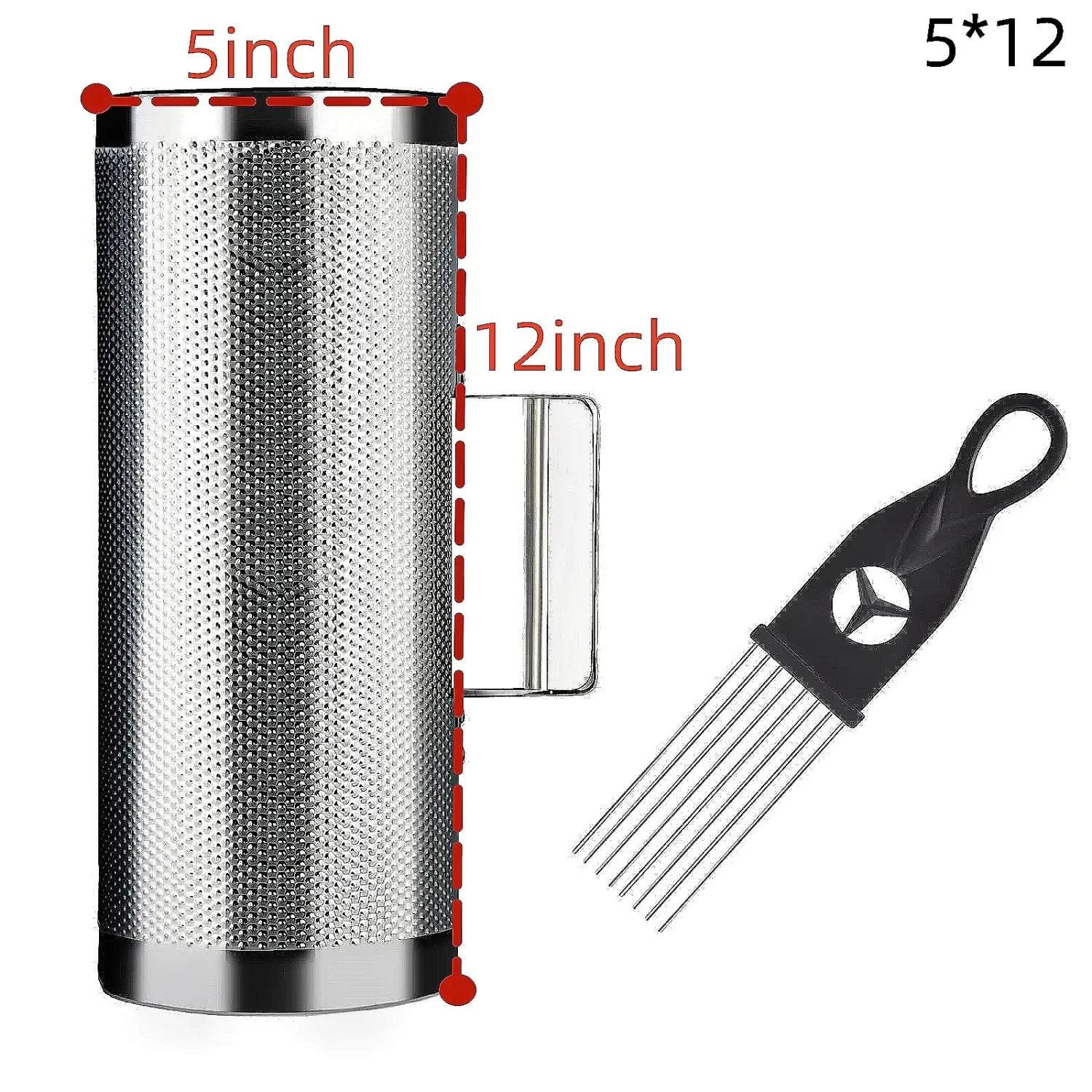 Miwayer Guira Stainless Steel Latin Percussion Guiro Instrument Puerto Rico Instruments with Guiro Scrapers for Live