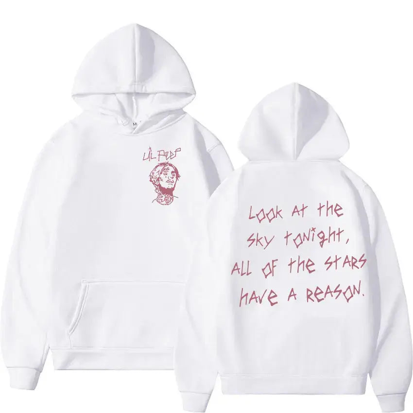 Rapper Lil Peep Tour Concert Men’s Hoodie Hip Hop Pullover Sweatshirt Unisex Casual Fashion Long Sleeve Hooded Gothic sportwear