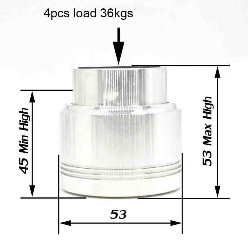 Aluminum Alloy Maglev Float Speaker Stand Spikes Discs Base Foot Support for Amplifier Turntable CD Player Computer DAC