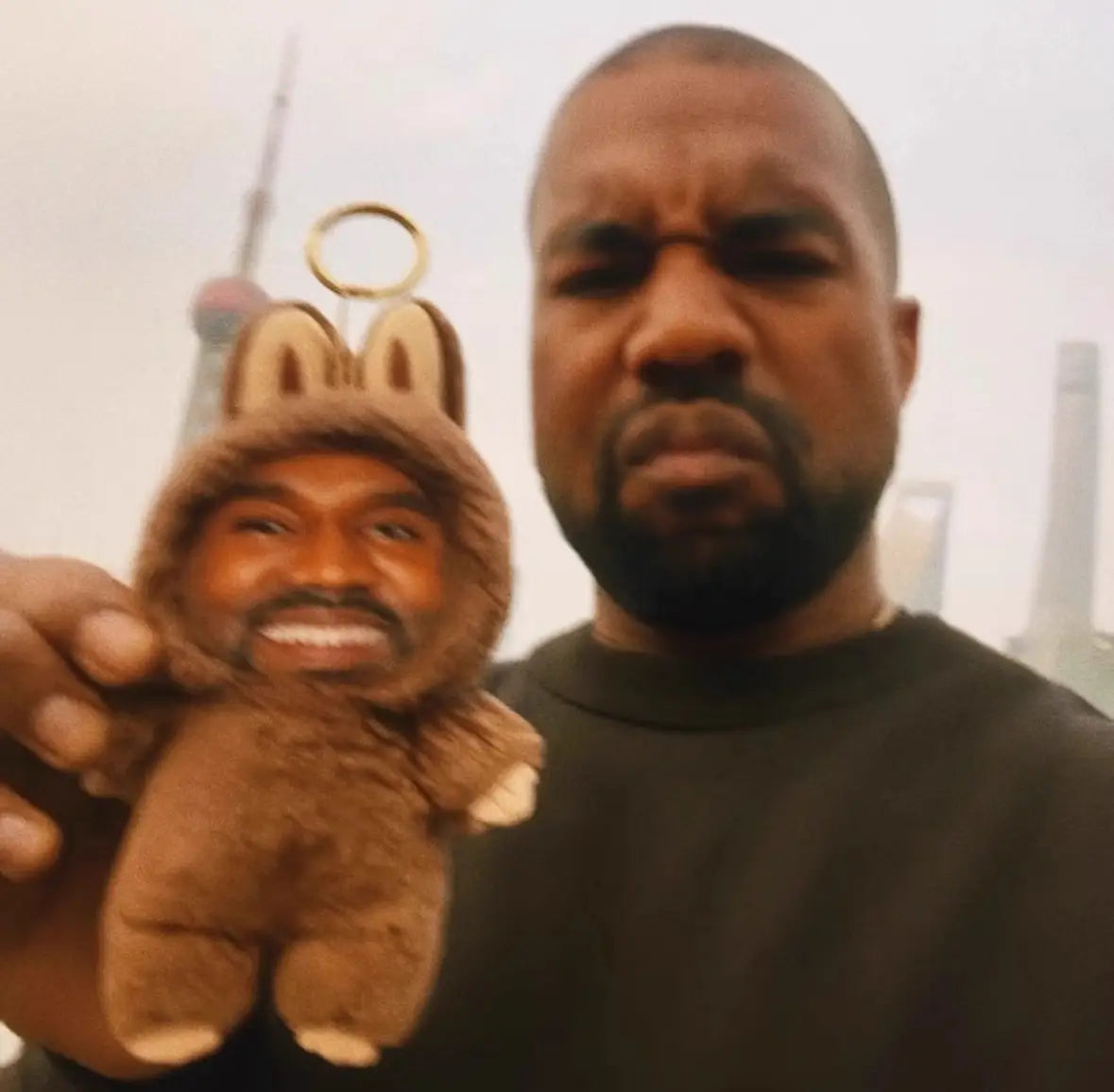 Kanye West Hip-Hop Trendy Pendant Same Layeye Design Birthday Present Trending Toy for Fans Stuffed Animals & Plush