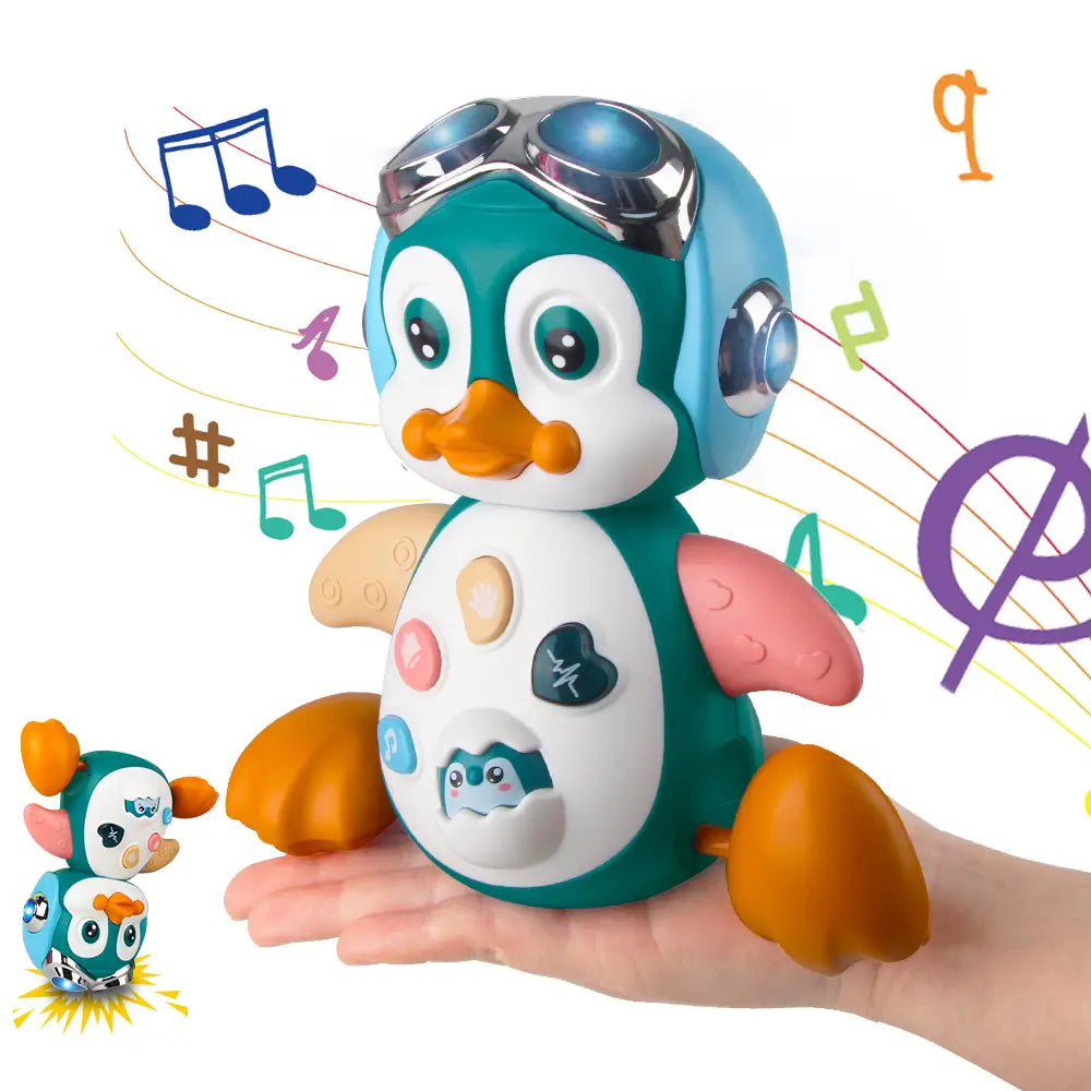 Kid Electronic Pet Toys Dancing Duck&Octopus Musical Penguin Baby Crawling Toys Toddler interactive Toys Tummy Time Gifts