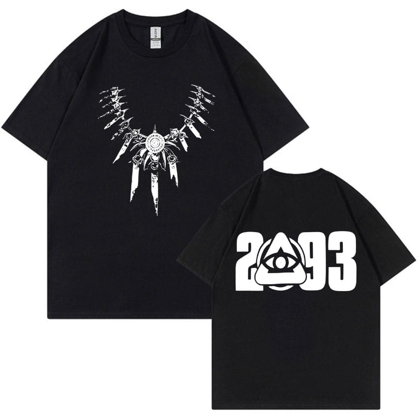 Rapper Yeat 2093 Gothic Tshirt Mens Fashion High Quality Casual Cotton Short Sleeve Summer Oversized Y2K Punk T Shirt Streetwear