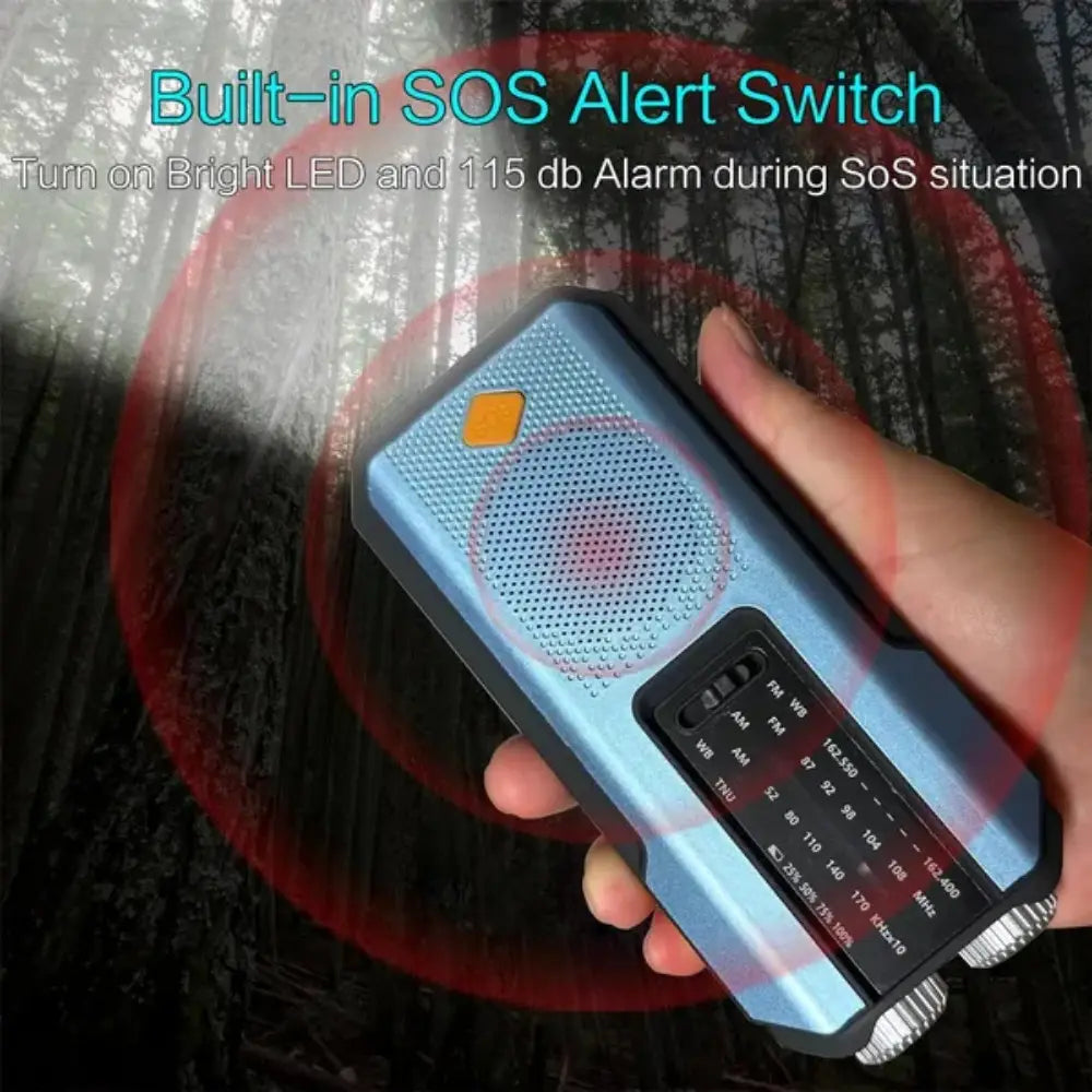 STONEGO Mini Portable Radio Handheld Rechargeable Digital FM USB TF MP3 Player Stonego Speaker Devices Supplies