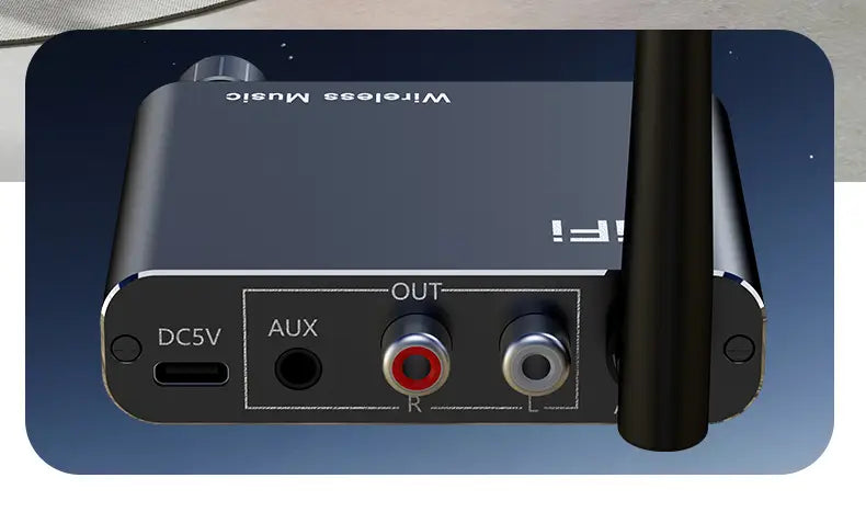 2 IN 1 Bluetooth 5.4 Audio Transmitter Receiver 3.5MM AUX RCA USB U-Disk HIFI Stereo Music Wireless Adapter DSP Decoding