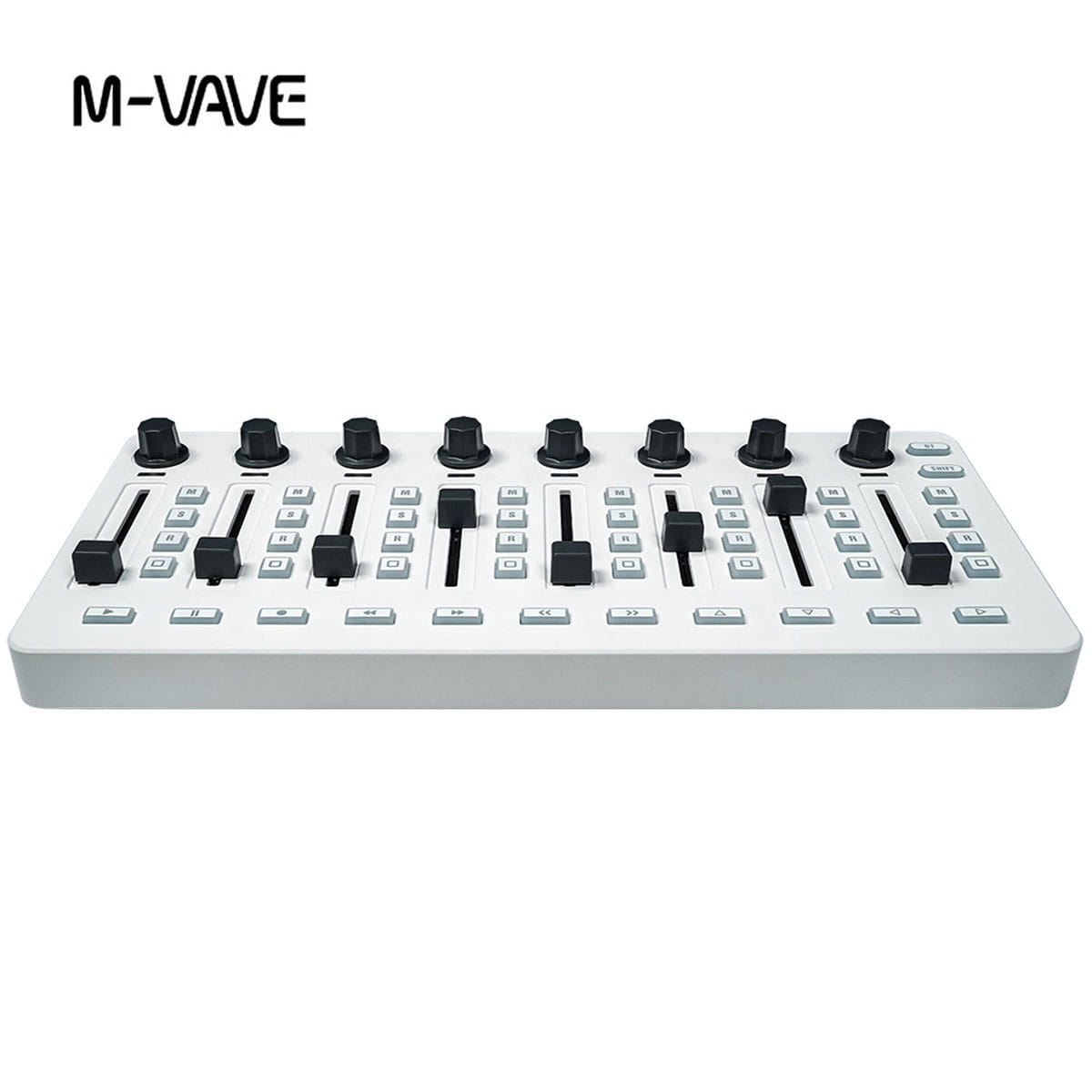 M-VAVE SMC-Mixer Wireless MIDI Controller 43 Buttons 8 Faders 8 Knobs Portable DAW Controller for Ableton/FL Studio/Cubase