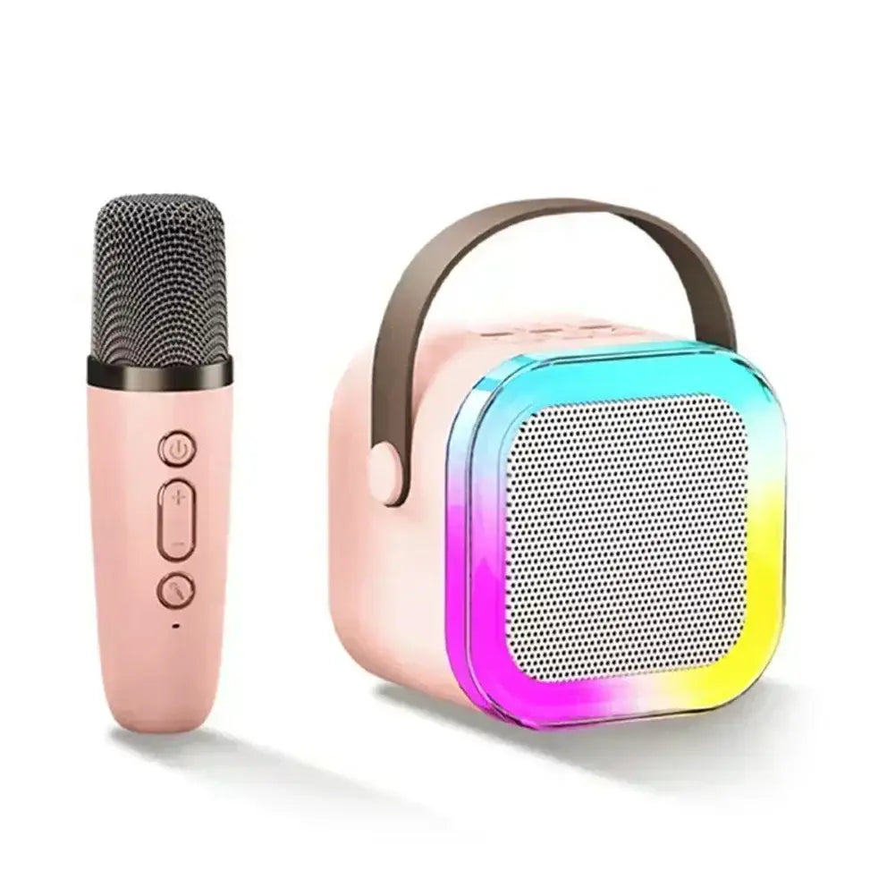 Hot sales K12 Karaoke Microphone KTV with 2 Wireless Microphones for Home Bluetooth 5.3 PA Speaker Singing Children’s Gifts