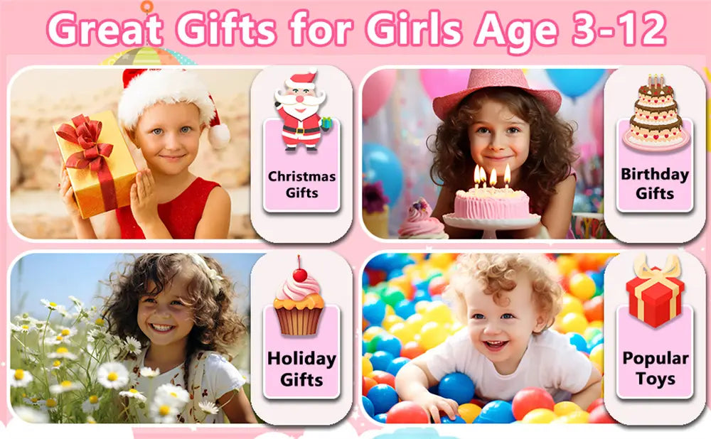 Children Phone Educational Toys 18 Games Musical Toy Baby Mobile Selfie Camera With 32G TF Card Toys for Kids Birthday Gifts