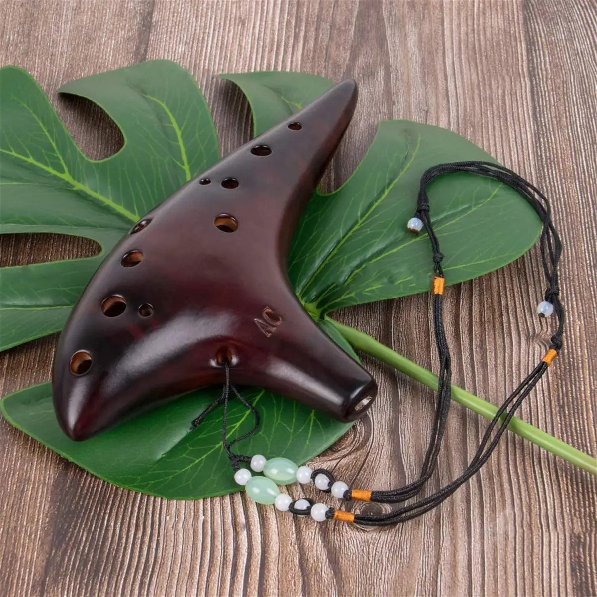 Miwayer Ocarina12 Tones Alto C High Quality Ocarina Classic Flute Musical Instrument Good Gift for Beginners Chinese Tao